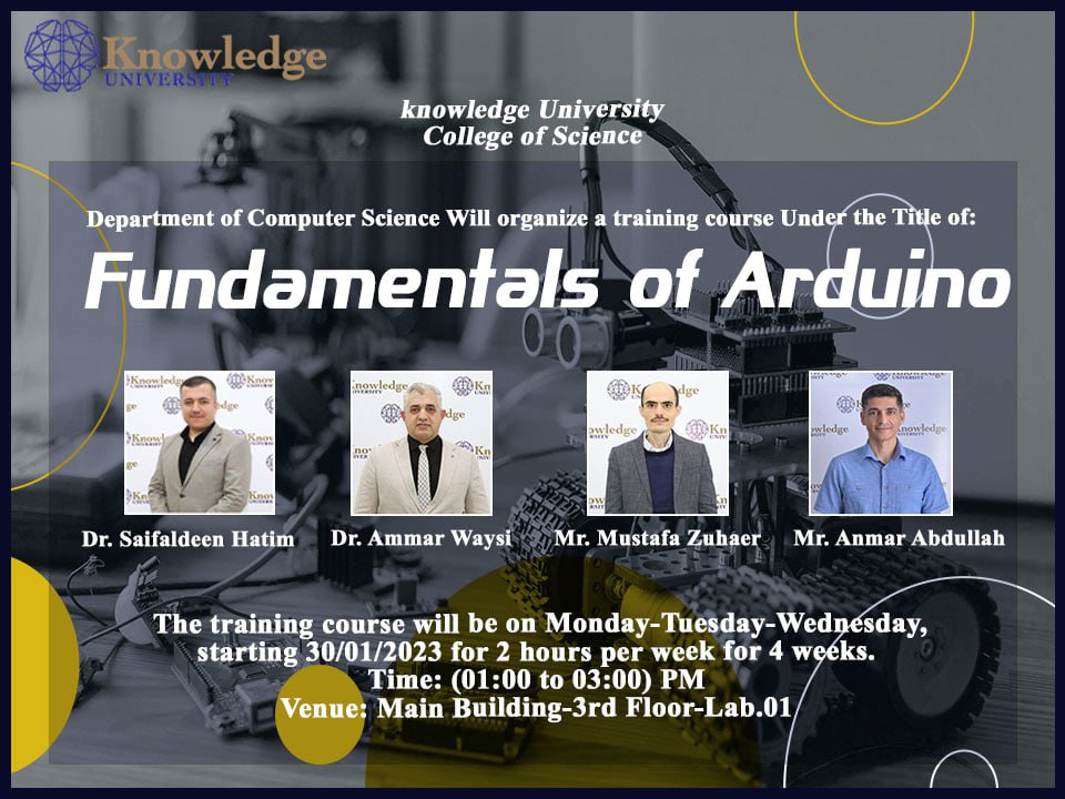 Computer Science Development Opportunity: Learn the Fundamentals of Arduino in our Free Training Course