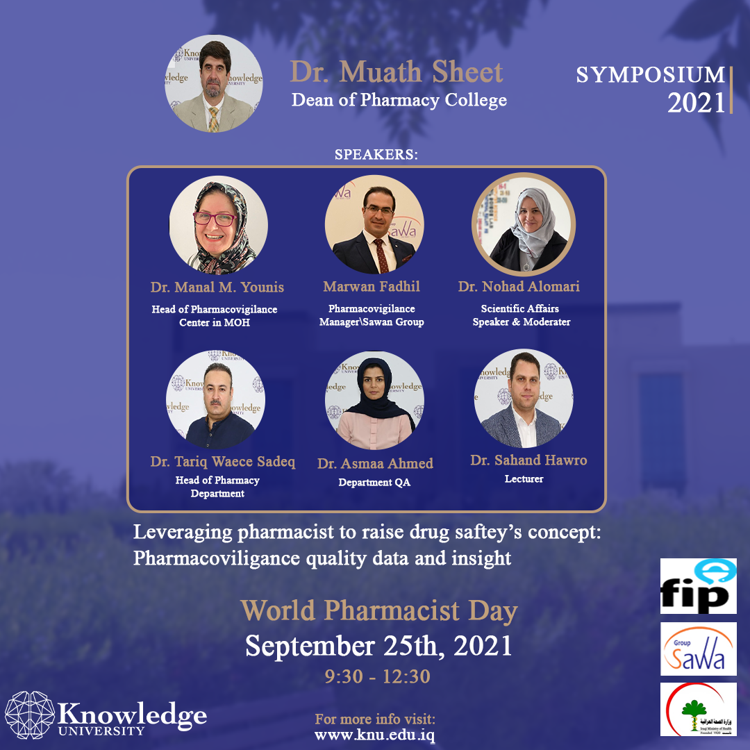 Leveraging pharmacists to raise drug safety’s concept: Pharmacovigilanc Quality Data and Insight Symposium