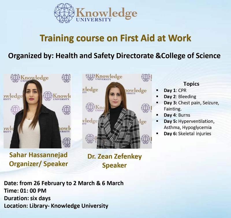 First Aid at Work Training Course