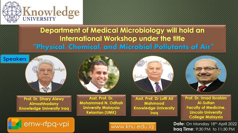 Physical, Chemical And Microbial Pollutants Of Air International Online Workshop