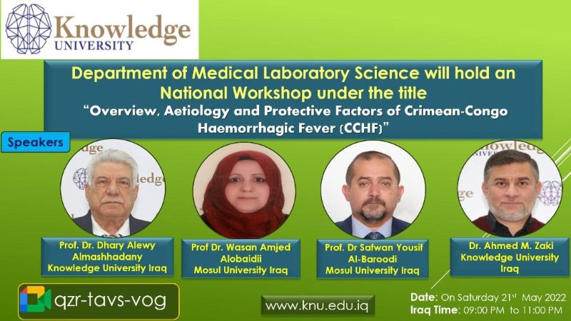 Overview, Aetiology And Protective Factors Of Crimean -Congo Haemorrhagic Fever ( CCHF) online workshop