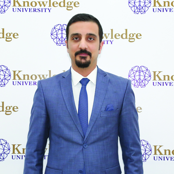 Knowledge University administrative staff, Adnan Burhan Rajab 